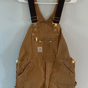 Men’s Carhartt quilted overall bibs
